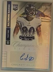 2014 Panini Contenders Championship Ticket #116A Crockett Gillmore — front
