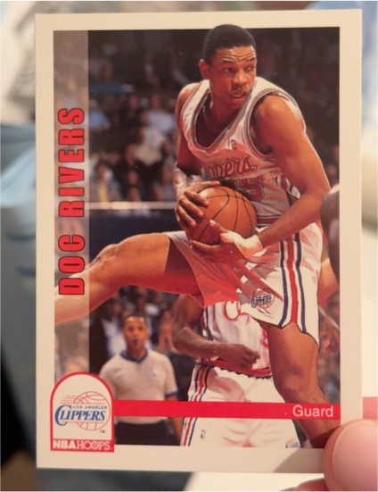 1992-93 NBA Hoops #104 Doc Rivers — front