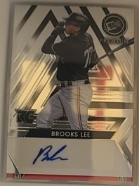2024 Leaf Press Pass Premium #BA-BL1 Brooks Lee — front