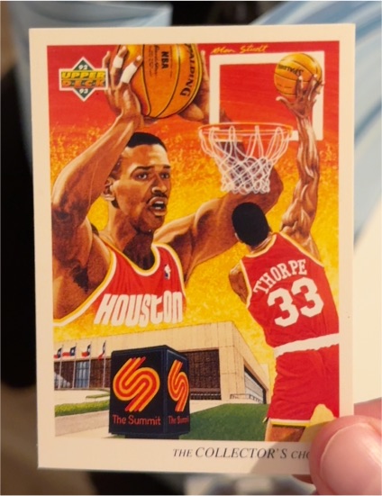 1992-93 Upper Deck #54 Otis Thorpe Houston Rockets — front