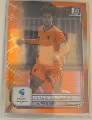 2022 Bowman Chrome UEFA Under 21 #146 Joshua Zirkzee — front