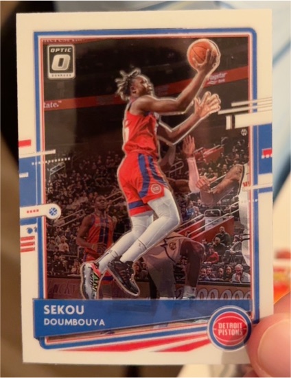2020 Donruss Optic #19 Sekou Doumbouya — front