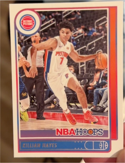 2021-22 Panini NBA Hoops #175 Killian Hayes — front