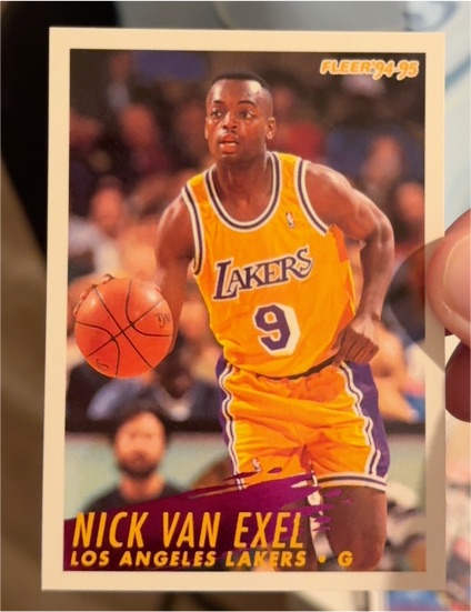 1994-95 Fleer #113 Nick Van Exel — front