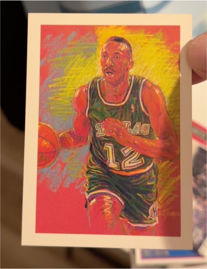 1991-92 Hoops #508 Derek Harper Dallas Mavericks — front