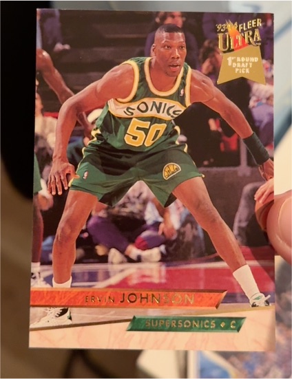 1993-94 Fleer Ultra #344 Ervin Johnson — front