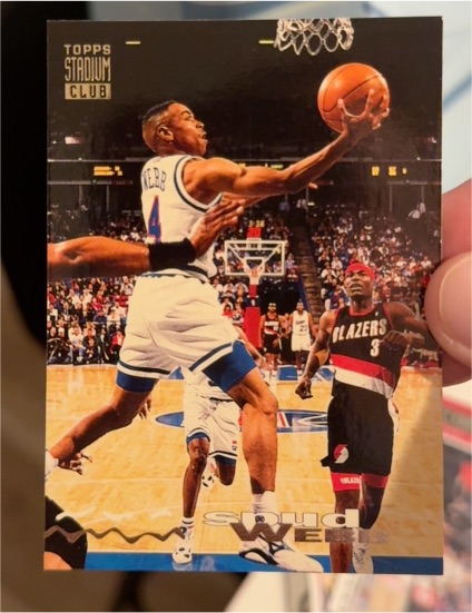 1993-94 Topps Stadium Club #122 Spud Webb — front