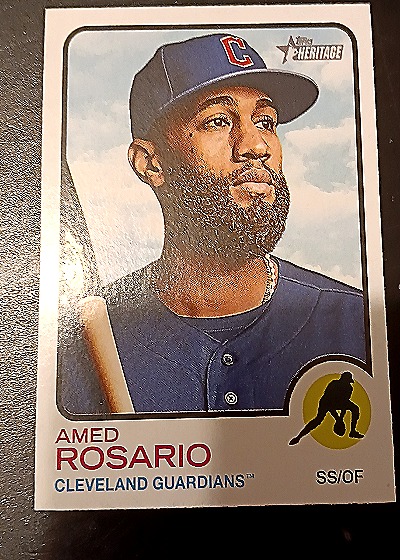 2022 Topps Heritage #172 Amed Rosario — front