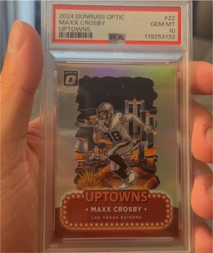 2024 Panini Donruss Optic #22 Maxx Crosby Uptowns — front