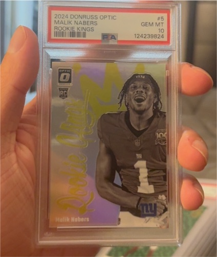 2024 Panini Donruss Optic #5 Malik Nabers Rookie Kings — front