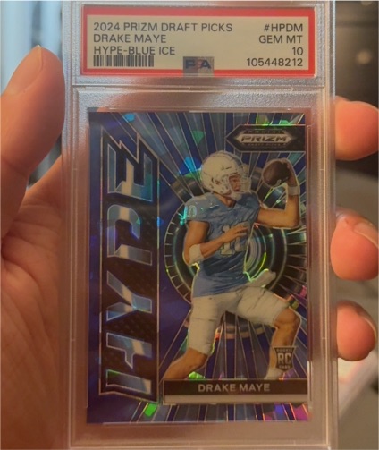 2024 Panini Prizm Draft Picks #HP-DM Drake Maye — front