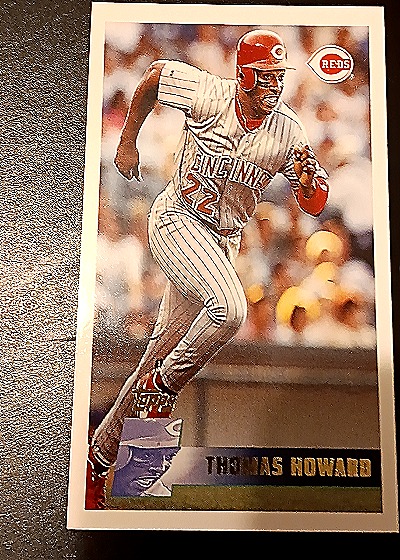 1996 Topps #283 Thomas Howard Cincinnati Reds — front