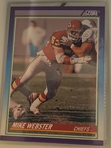 1990 Score #541 Mike Webster — front