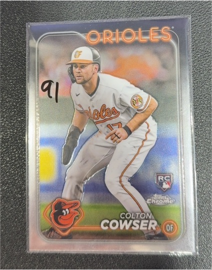 2024 Topps Chrome #278 Colton Cowser — front