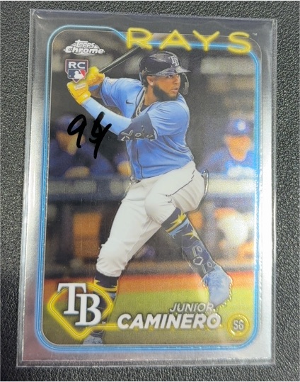 2024 Topps Chrome #213 Junior Caminero — front