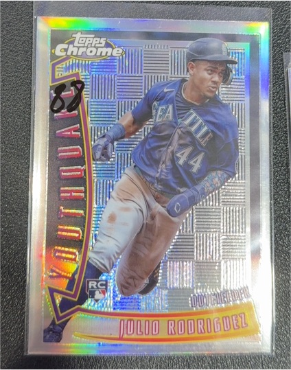 2022 Topps Chrome Sonic 1996 Youthquake #YQ-2 Julio Rodriguez — front