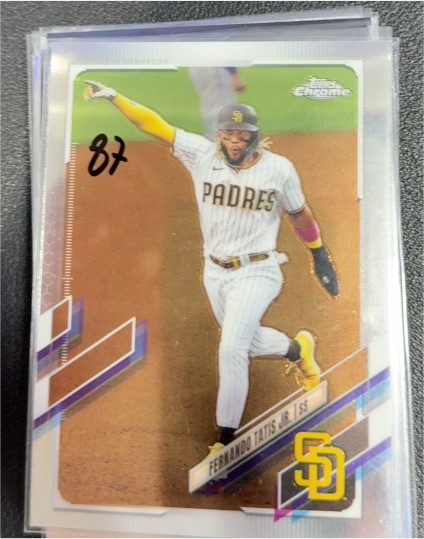 2021 Topps Chrome #1 Fernando Tatis Jr. — front