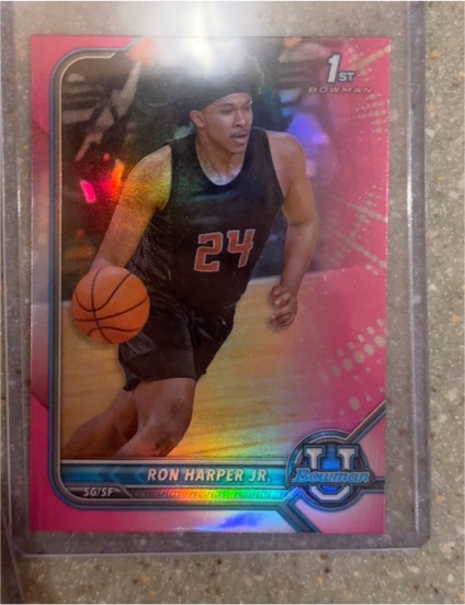 2021 Bowman University #32 Ron Harper Jr. — front