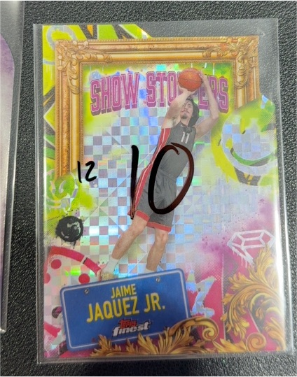2024-25 Topps Finest Show Stoppers #S-21 Jaime Jaquez Jr. — front