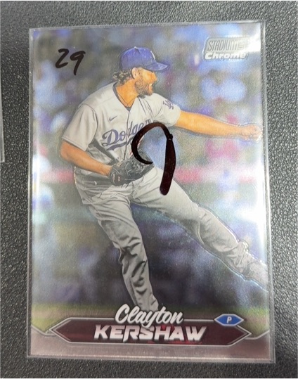 2024 Topps Stadium Club Chrome #29 Clayton Kershaw — front