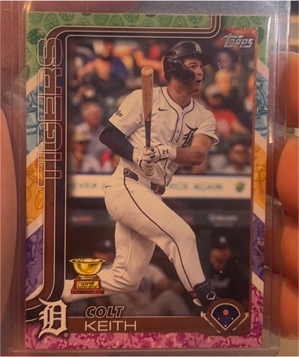 2025 Topps Series 1 #180 Colt Keith — front