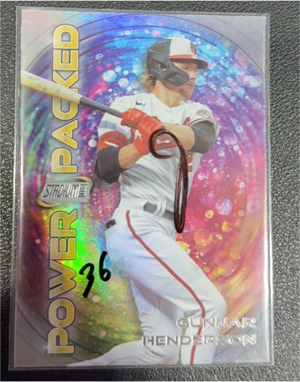 2024 Topps Stadium Club Power Packed #PP-30 Gunnar Henderson — front