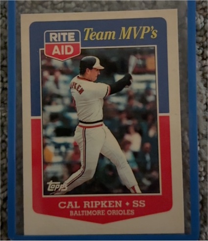 1988 Topps Rite Aid Team MVP's #13 Cal Ripken Jr. — front