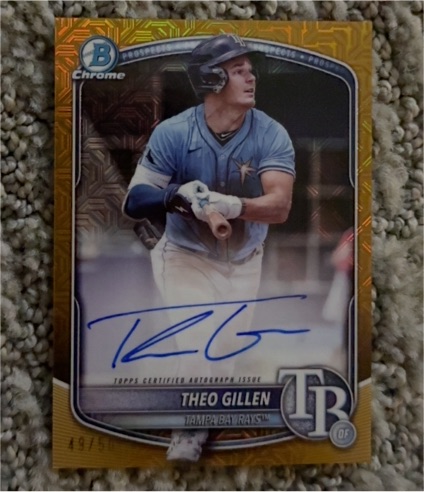 2025 Bowman Chrome Mega #BMA-TG Theo Gillen — front