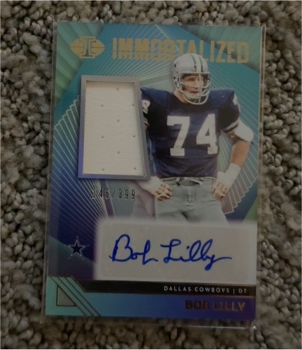2023 Panini Illusions Immortalized #IJA-BL Bob Lilly — front