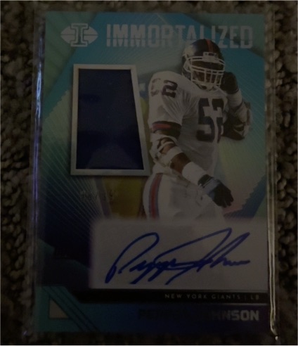 2023 Panini Illusions Immortalized #IJA-PJ Pepper Johnson — front