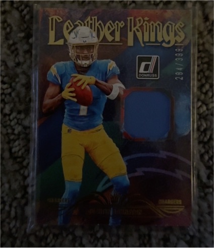 2023 Donruss Leather Kings #LK-8 Quentin Johnston — front