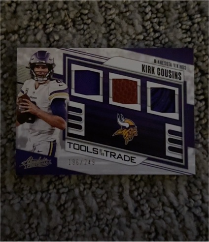 2023 Panini Absolute #196 Kirk Cousins — front