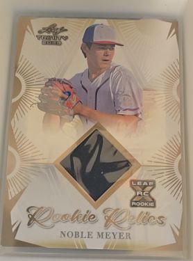 2023 Leaf Trinity Rookie Relics #RR-39 Noble Meyer — front