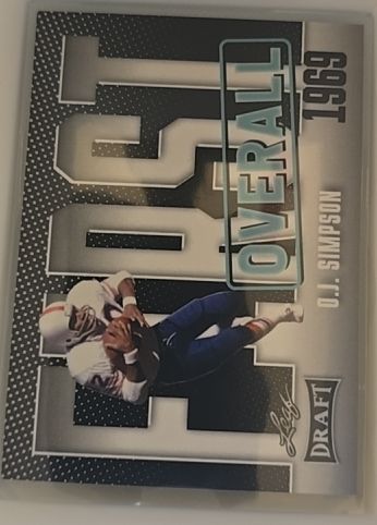 2023 Leaf Draft First Overall #1 O.J. Simpson — front