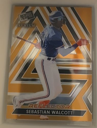 2024 Press Pass Premium Reflector Sebastian Walcott — front
