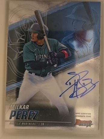 2021 Bowman's Best #B21-MP Milkar Perez — front