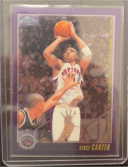 2000-01 Topps Chrome Preview #TCP3 Vince Carter — front