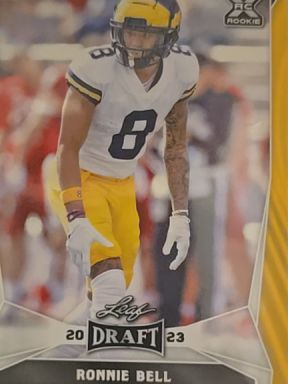 2023 Leaf Draft #67 Ronnie Bell — front