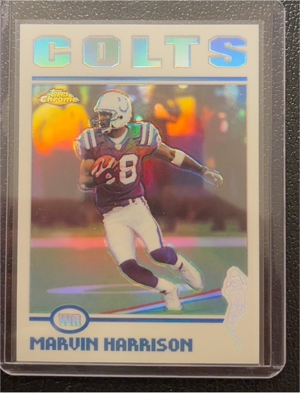2004 Topps Chrome #175 Marvin Harrison — front