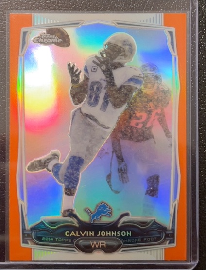 2014 Topps Chrome #98 Calvin Johnson — front