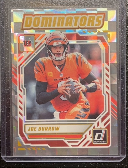 2025 Panini Donruss #DOM-JBW Joe Burrow Dominators — front