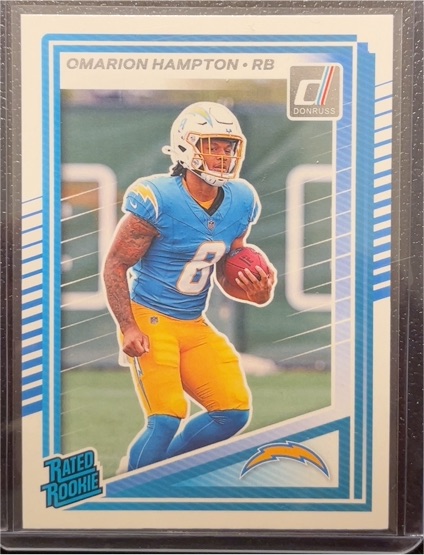 2025 Donruss #303 Omarion Hampton — front