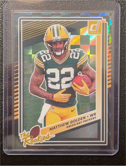 2025 Donruss #18 Matthew Golden The Rookies — front
