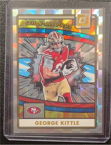 2025 Donruss #AAP-GKI George Kittle Action-All Pros — front