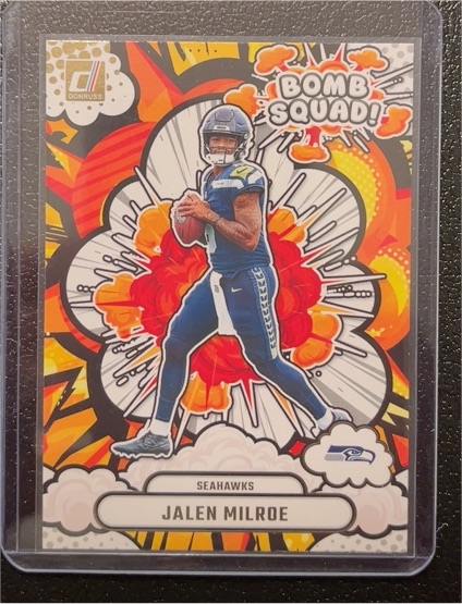 2025 Donruss Bomb Squad #BS-JME Jalen Milroe — front