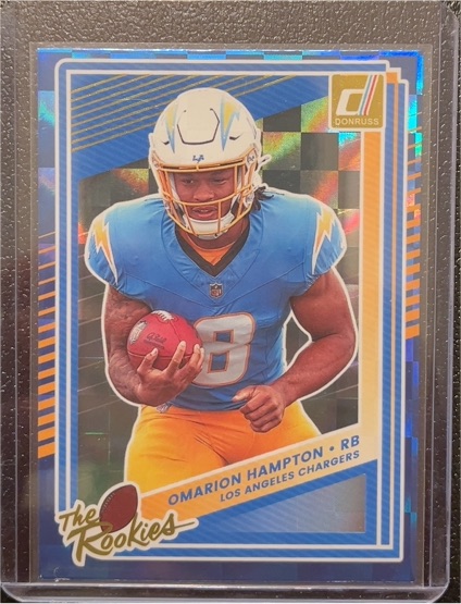 2025 Donruss The Rookies #8 Omarion Hampton — front