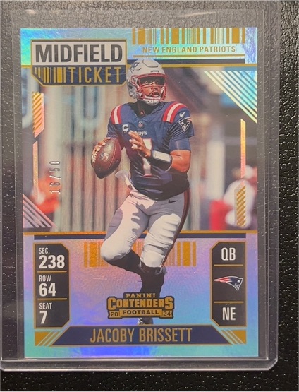 2024 Panini Contenders Season Ticket #67 Jacoby Brissett — front