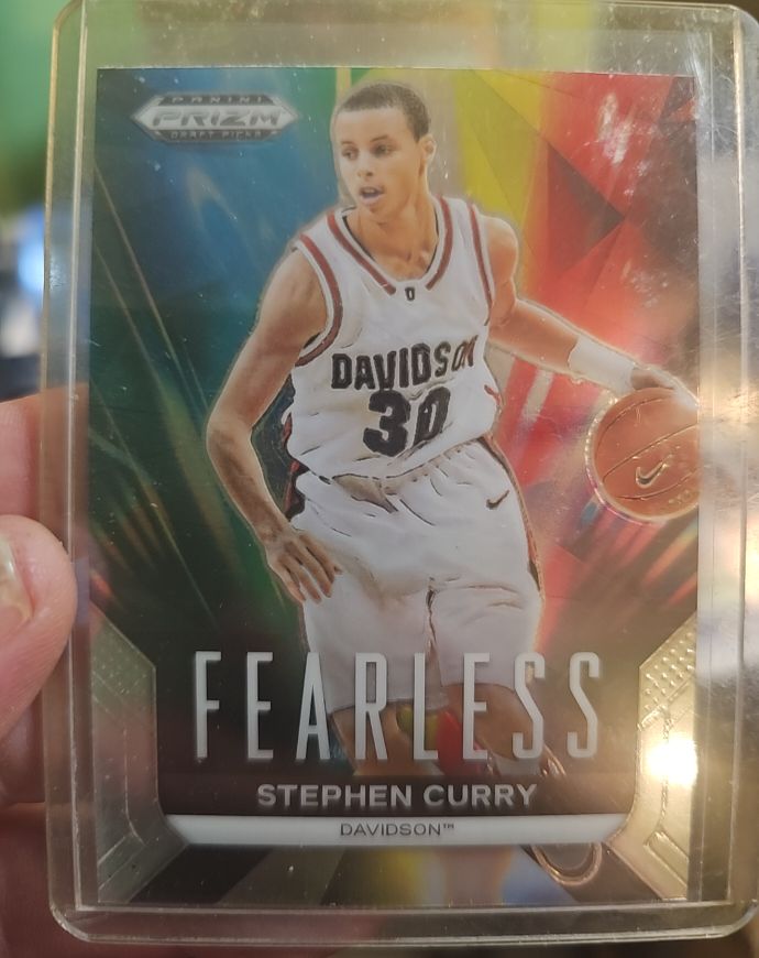 2024 Panini Prizm Draft Picks #19 Stephen Curry Fearless — front