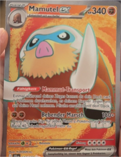 2023 Pokémon Scarlet & Violet Journey Together #174 Mamoswine ex — front