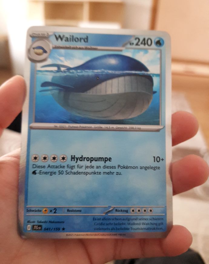 2023 Pokémon SV09: Journey Together #041 Wailord — front